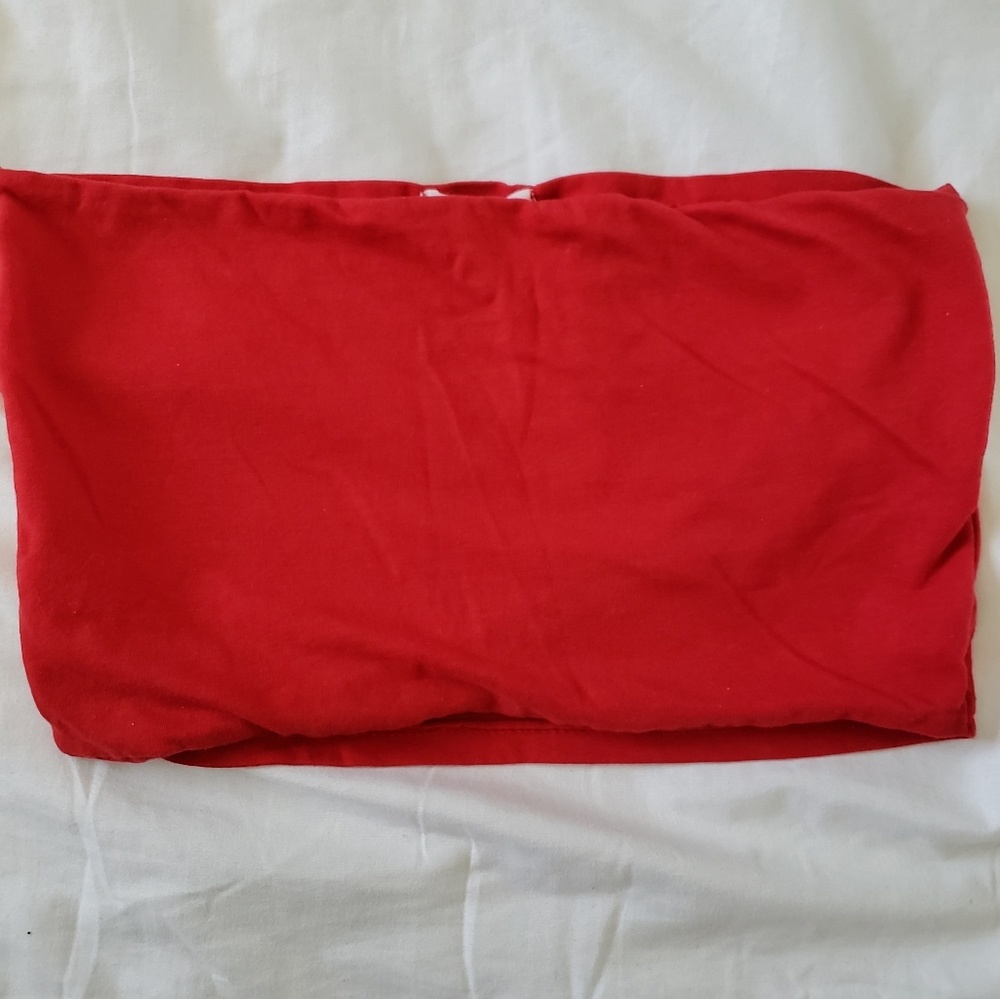 SOLD // Red Tube Top